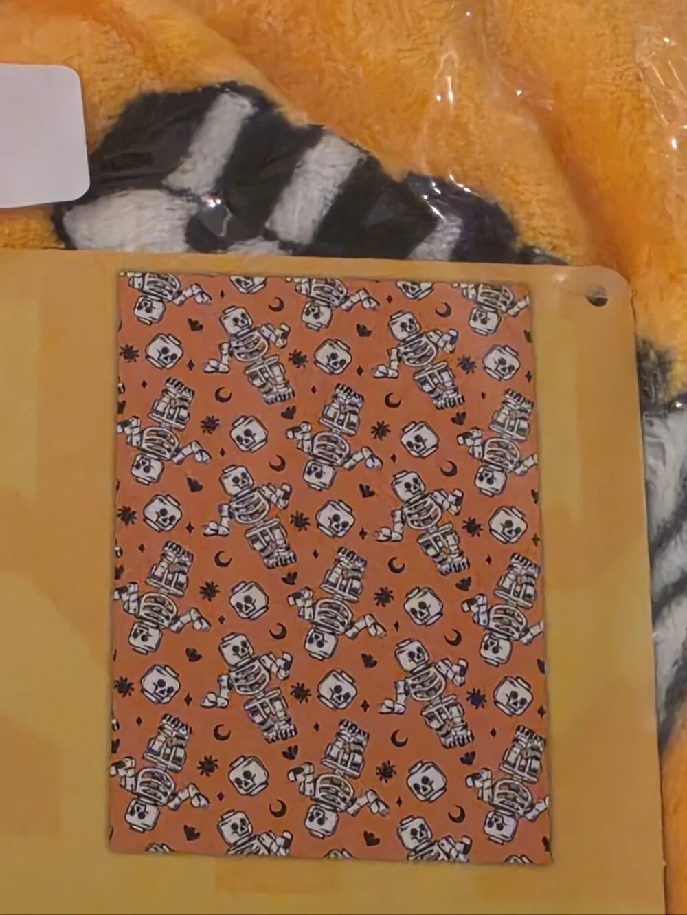 LEGO Halloween Skeleton Plush Throw Blanket